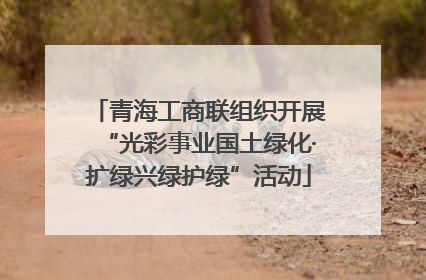 青海工商联组织开展“光彩事业国土绿化·扩绿兴绿护绿”活动