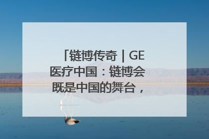 链博传奇｜GE医疗中国：链博会既是中国的舞台，也是世界的橱窗