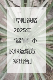 阜阳铁路2025年“端午”小长假运输方案出台