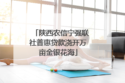 陕西农信宁强联社普惠贷款浇开万亩金银花海