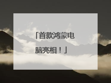首款鸿蒙电脑亮相！