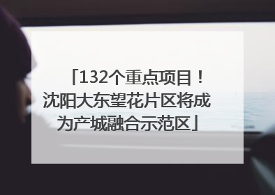 132个重点项目！沈阳大东望花片区将成为产城融合示范区