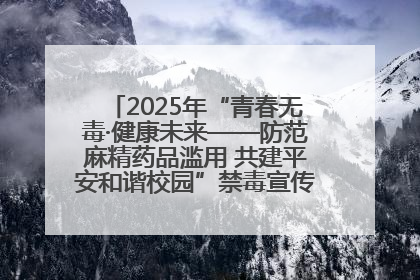 2025年“青春无毒·健康未来——防范麻精药品滥用 共建平安和谐校园”禁毒宣传专题活动在咸宁举行