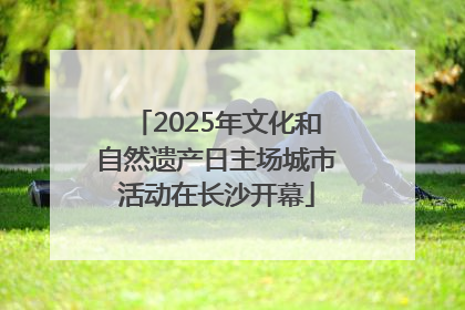 2025年文化和自然遗产日主场城市活动在长沙开幕