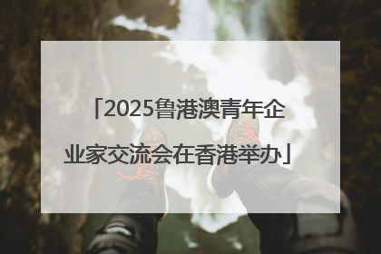 2025鲁港澳青年企业家交流会在香港举办