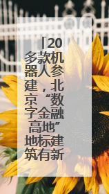 20多款机器人参建，北京“数字金融高地”地标建筑有新进展