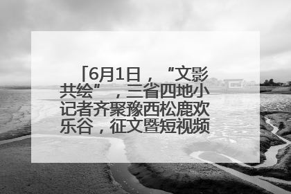 6月1日，“文影共绘”，三省四地小记者齐聚豫西松鹿欢乐谷，征文暨短视频大赛精彩启幕！